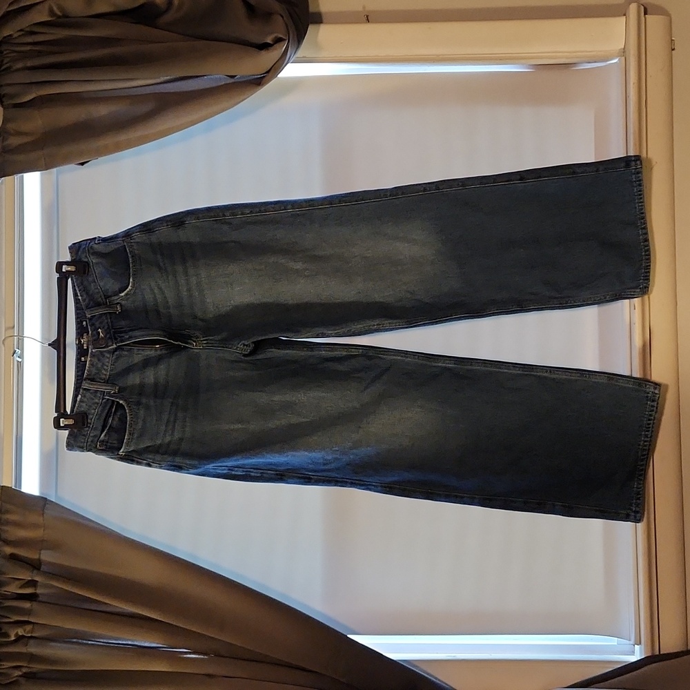 Hollister ultra high rise baggy jeans